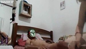 I suck the masked milf.