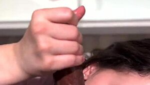 teen sucks big black cock 😈