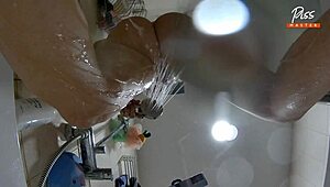 Golden Rain Femdom Piss Compilation with Amateur MILF in Action