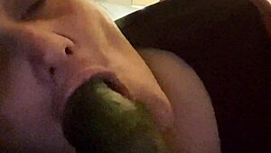 Momma's mouth feels incredibly good with those deep licks on the big cock.