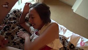 Man, this Japanese wife in a mini skirt gets taken by another guy in a wild NTR video with Ayah.