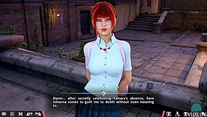 Double Homework 06 - On A Date With Cute Johanna In Roleplay Game