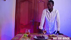 Wayne Licks The Tattooed Brunette's Ass