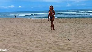 Fudendo Bem Gostoso A Loira Na Prainha Branca