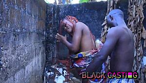 Fucked In Backyard While Girlfriend Stays Inside