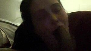 Momma's mouth feels incredibly good with those deep licks on the big cock.