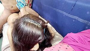 pure desi servant mistress has bed-breaking anal sex with rough pov