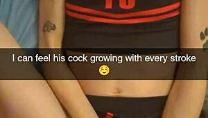 Richelle Rose's POV Revenge Creampie on Snapchat with Curly-Haired MILF in Doggy Style