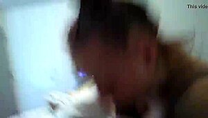 Interracial blowjob on massive black cock.