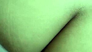 I was masturbating at my neighbor's house, exploring lesbian anal fun