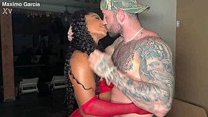 Maximo Garcia And Brysa Sousa Engage In Interracial ROUGH FUCK