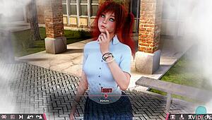 Double Homework 06 - On A Date With Cute Johanna In Roleplay Game