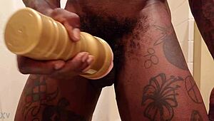 Hallelujah Johnson Endures Humiliating BDSM Session with Old Slave and Monster Cock