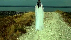 To the top of the hill.