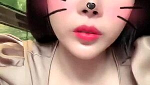 White big tits girl on bigo live