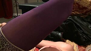 I saw Paige Ashley and Zoey Holloway sharing a guy in lingerie, it was so hot!