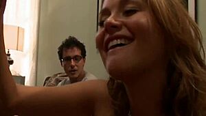 Girlfriend fucks friend hard