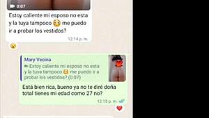 Doña Mary, a mature latina, finally lets herself get fucked during a homemade massage at the gym.