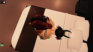 rough deepthroat leads to destroyed ass for big ass whore