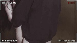 Skirt Girl Creampied in Elevator