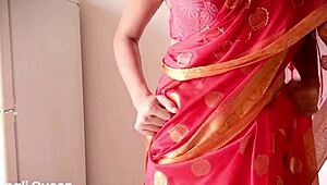 Nepali Couple FUCKING In Sari At Home!