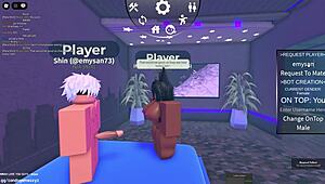 Egyptian girl gets fucked hard in Roblox condo game by black guy