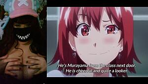 Redhead Girl With Big Tits Fucks In School Cosplay.