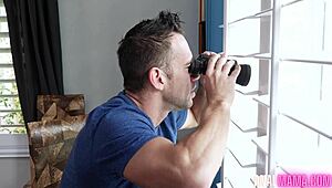 lily lane gets fucked by the rear window guy.