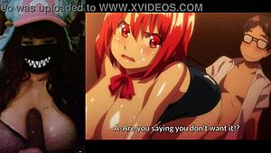 Redhead Girl With Big Tits Fucks In School Cosplay.