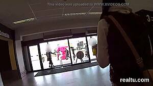 Adorable Czech Nympho Seduced and Pounded in Mall POV
