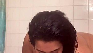 fresh face and bare ass, watch me masturbate in the shower for orgasm! 🚿