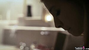 Watch stepmom MILF and teen stepdaughter have outdoor lesbian sex?