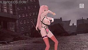 Is Megurine Luka bound nude in this mod?
