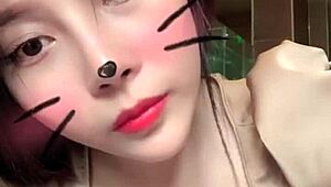 White big tits girl on bigo live