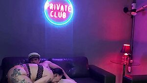 Capitão Meets Tattooed Milf at Private Swing House
