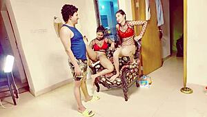 Uttaran20 brings desi rough threesome action with skinny amateurs. Watch tight bodies and wet pussies get drilled hard!