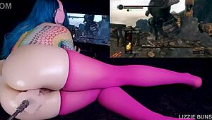 hey, can you handle this dark souls fuck machine challenge with iron golem squirting?