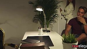 Busty Cougar Drilled After Sucking Cock