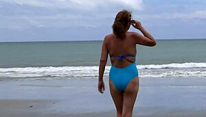 Completely Turned On At Beach, Fucking A Stranger Hard With No Limits