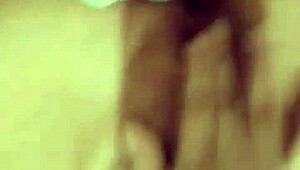 The beautiful Latina babe shows her vagina and asks if you'd lick it.