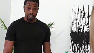 Linda Lan's busty asian massage leads to sucking Isiah Maxwell's big cock