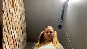 Watch This Teen Fingering Her Ass Close Up on Cam Outdoors!