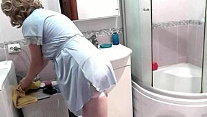 Lover Banged My Wife DOGGYSTYLE on Washing Machine with Hot Creampie