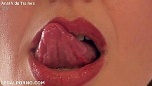 Cathy Heaven in intense session.