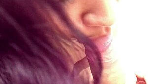 Latina enjoys pleasant night with deepthroat and blowjob