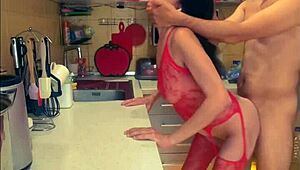 Couple FUCKS In KITCHEN And Other Rooms