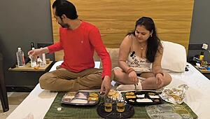 stepdaughter rides dad