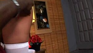 This latina slut gets into an interracial fuck, taking a big dick in hardcore action