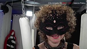 hey, check out this free bdsm trio with merce palau and cris angelo dominating sweet manix in stockings! 😈