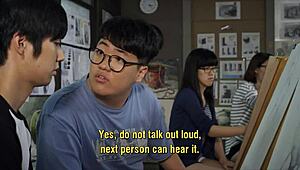 intense korean asian teacher instructs student in love lesson 2013.